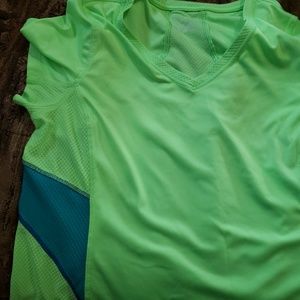 Neon colored shirt